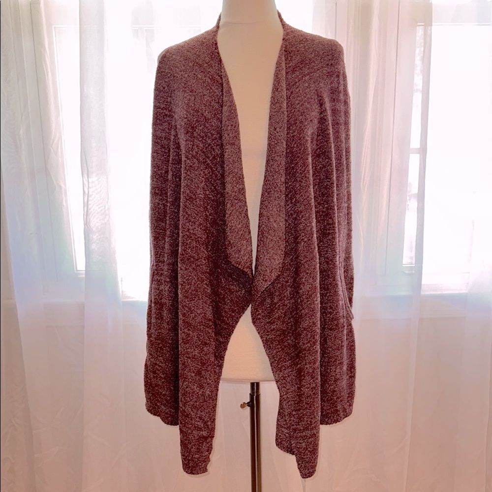 Barefoot Dreams Open Front Sweater, size XL